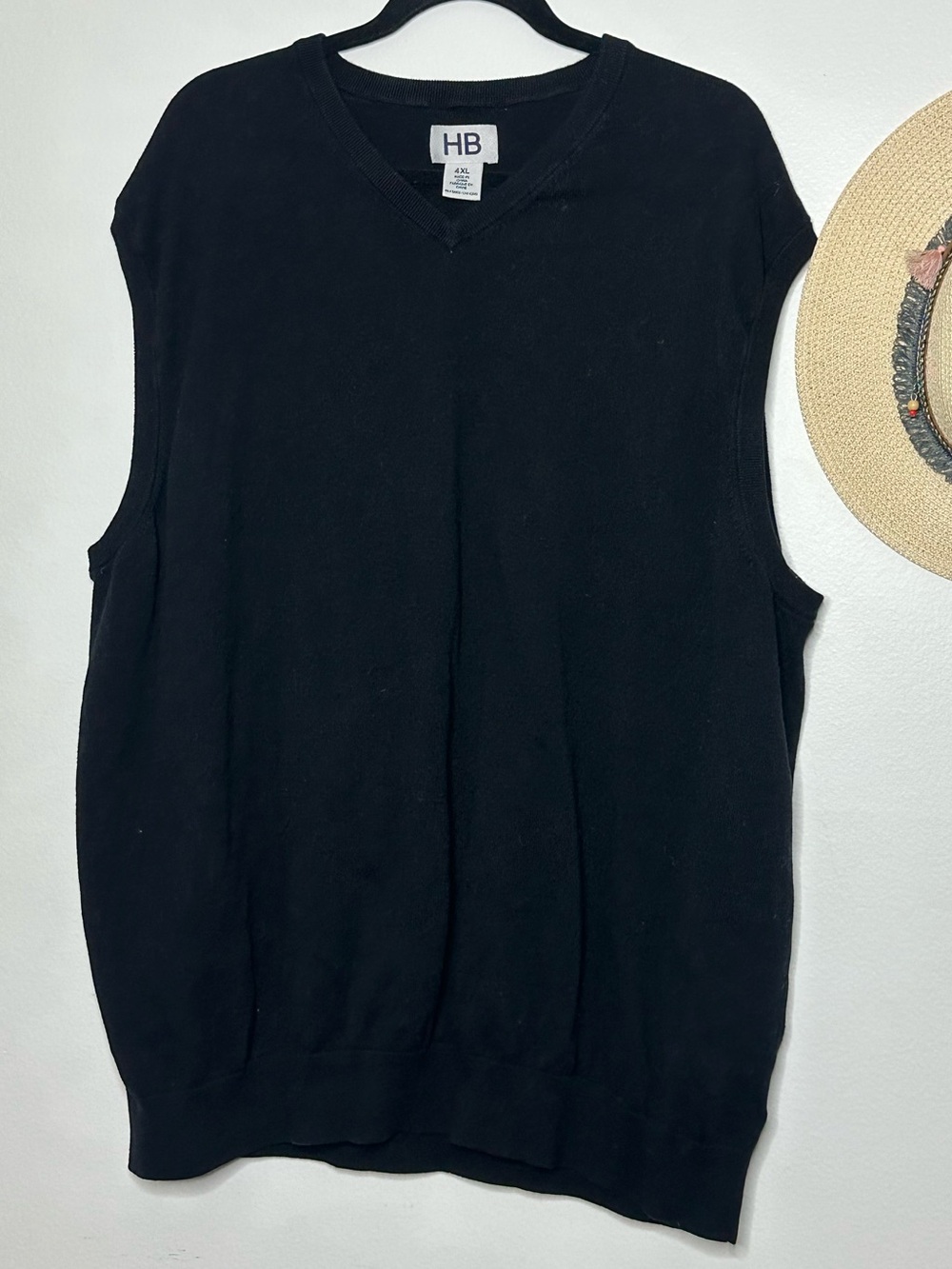 Men’s Black V-Neck Sweater Vest